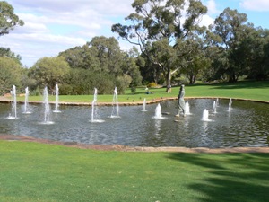 Fountains in King's Park, Perth 2