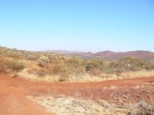 View descending from Radio Hill, Newman