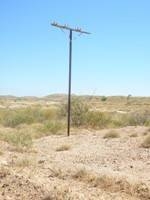 Old telegraph pole in the Pilbara