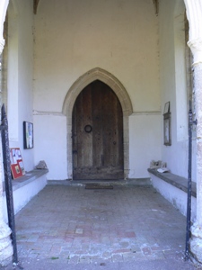 Dennington Church porch